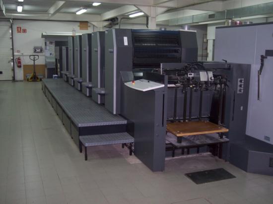 MAQUINA DE IMPRIMIR HEIDELBERG SM 74-5 + L 