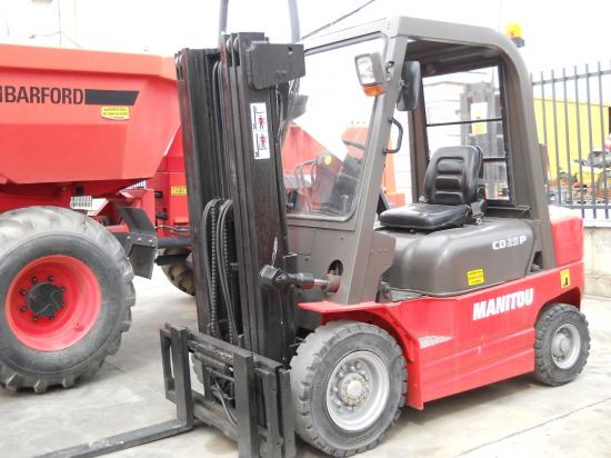 Carretilla marca manitou, modelo cd25p