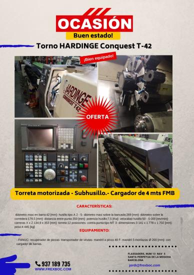 Torno Hardinge  Conquet T42  
