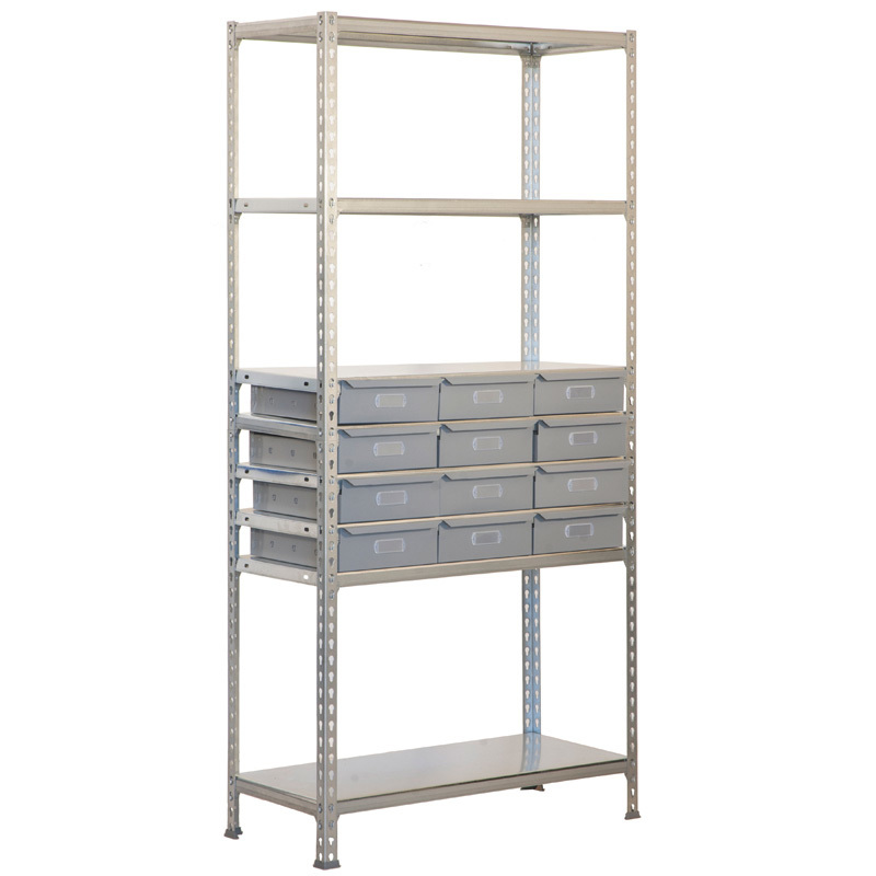 Estantería en Kit SimonBox Galvanizada 40 x 90 x 180 cm