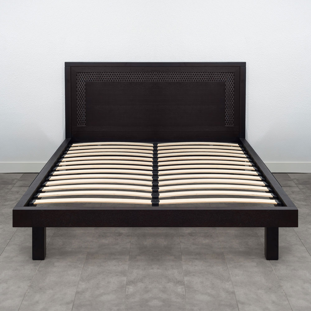 Cama completa Baston 125x163x200cm Wengué