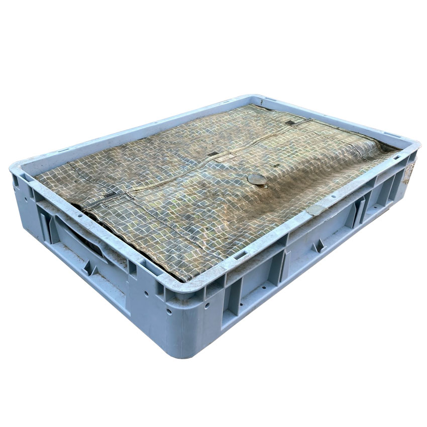 Caja Usada Plástica Apilable 40 x 60 x 12 cm 
