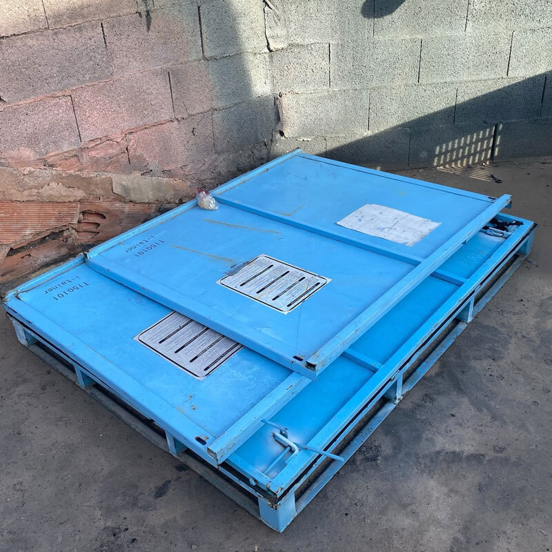 Contenedor Plegable 146 x 112 x 110 en Metal Ref.CPM146