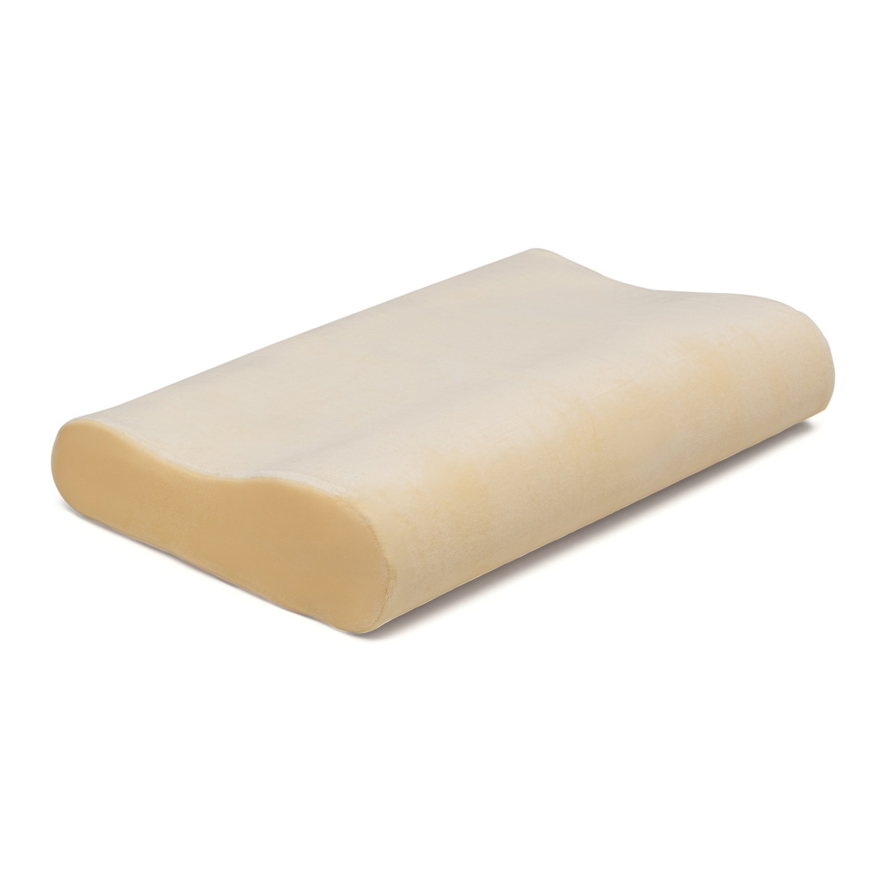 Almohada Ergonómica Cervical Viscoelástica Color Beige 33 x 50 x 9 cm 