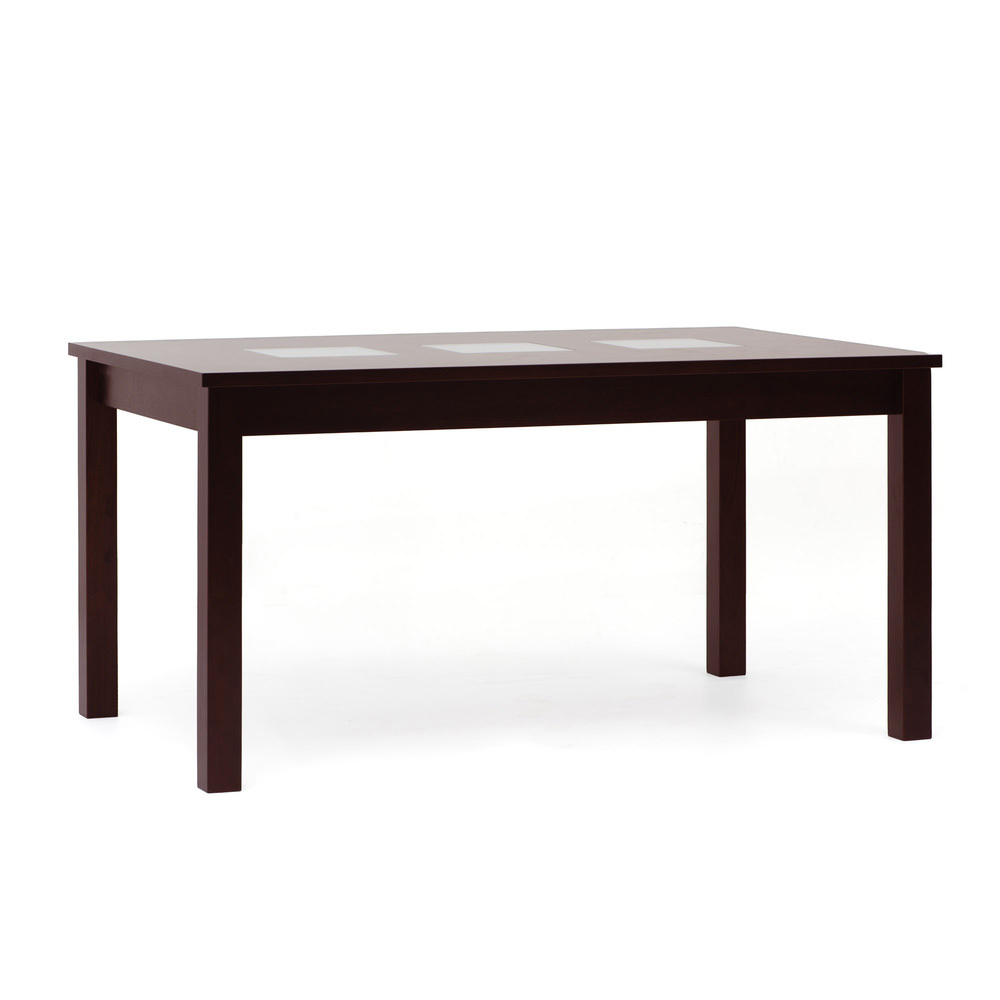 Mesa de Comedor Madera Maciza color cerezo 150 x 90 x 75 cm