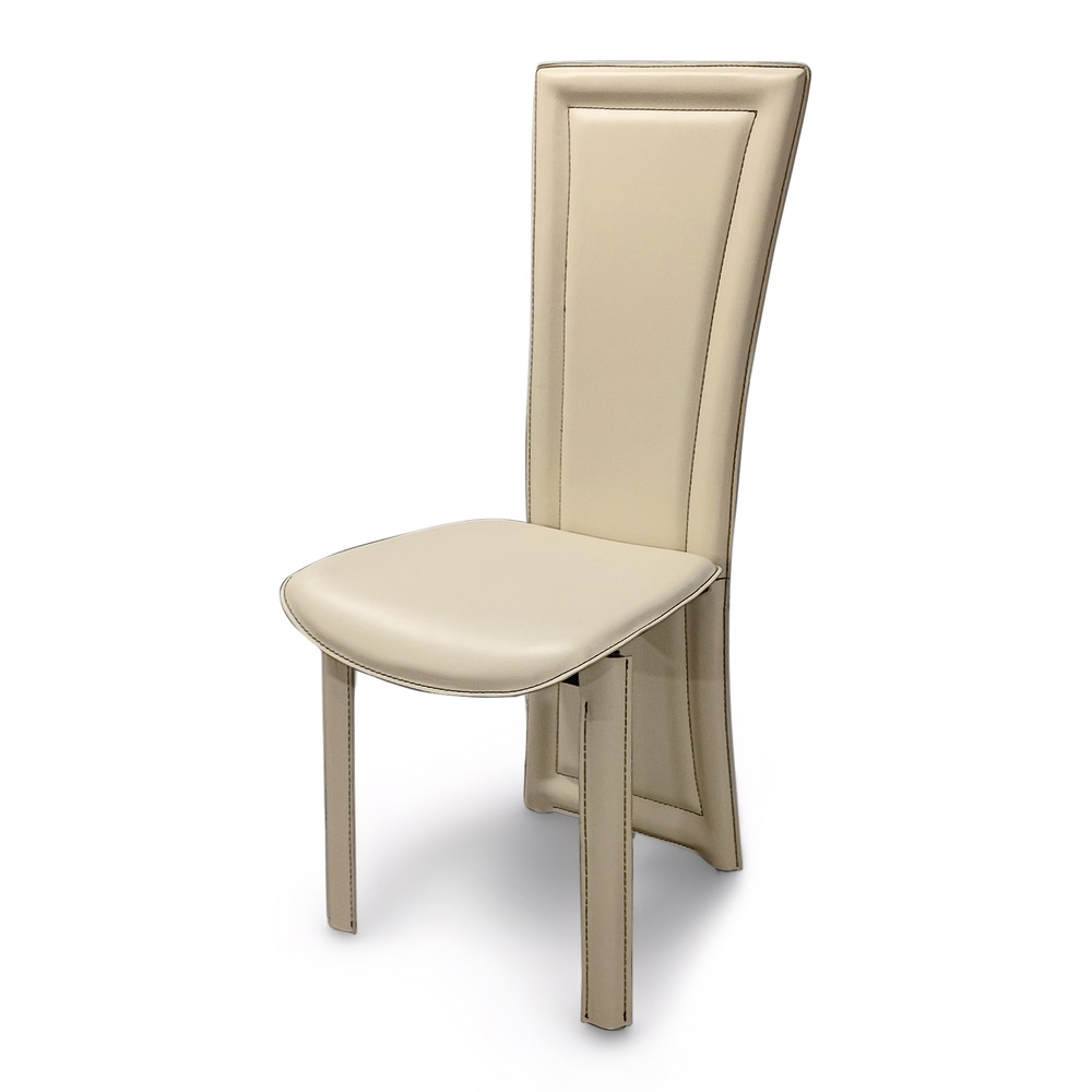 Silla Comedor Luzini Polipiel Beige 45 x 42 x 100 cm 