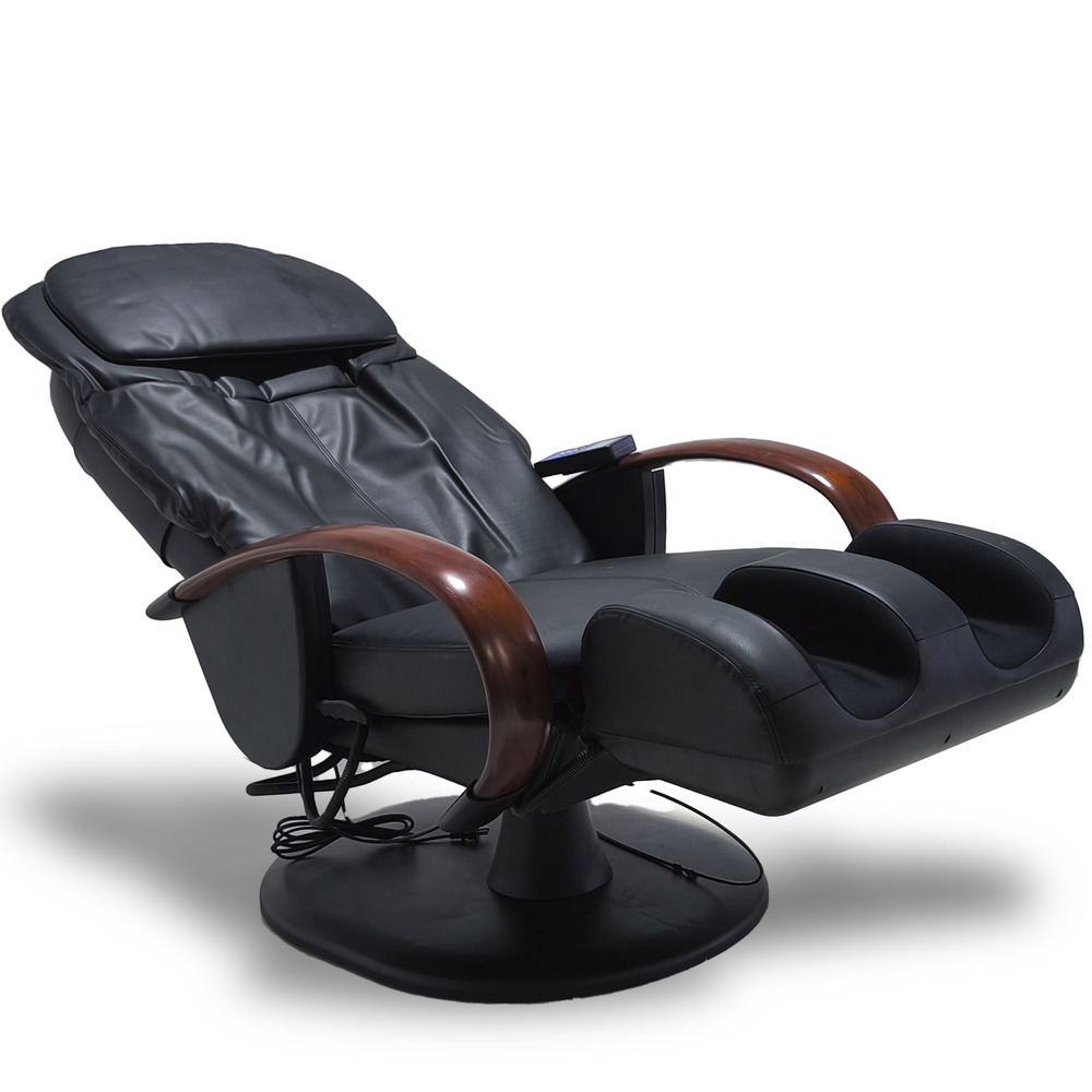 Sillón de Masaje para Relajación Reclinable Polipiel Negro Y-005 