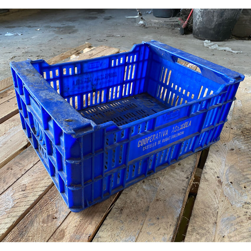 Lote 5000 Caja plástica agrícola usada 36x50x21 cm
