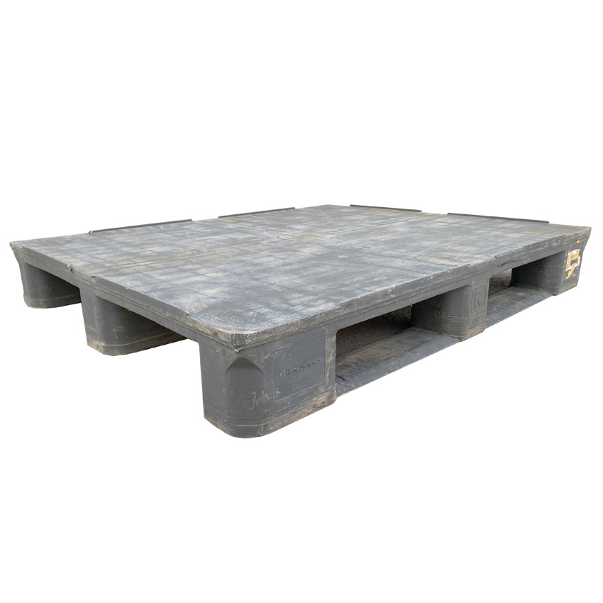 Lote 50 Palets Plásticos Compactos 3 Patines 100 x 120 cm 