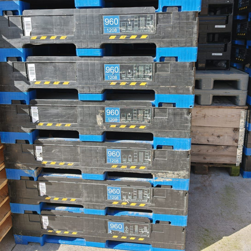 Lote Contenedores Plegables Magnum Optimum Usados 80x120 cm 